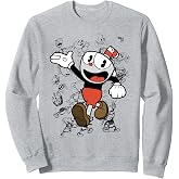 Cuphead Character Sketches Sweatshirt