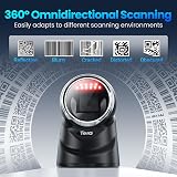 Tera 9100 Desktop Barcode Scanner 2D QR Omnidirectional USB Wired Handsfree view 4