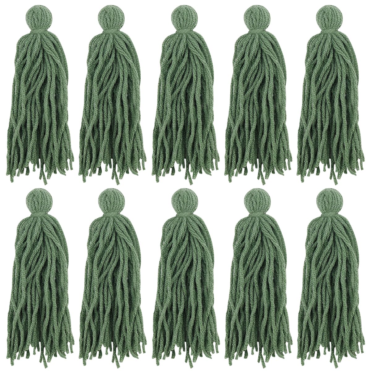 ZJIVQO Fish Spawning Mop for Aquarium - Bionic Water Plants for Egg Laying, Breeding, Baby Fish Hideout - Decorative Aquatic Pet Tank with 10PCS Fake Plants