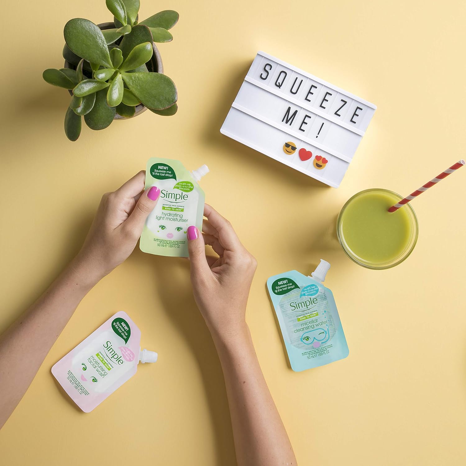 simple moisturiser pouch