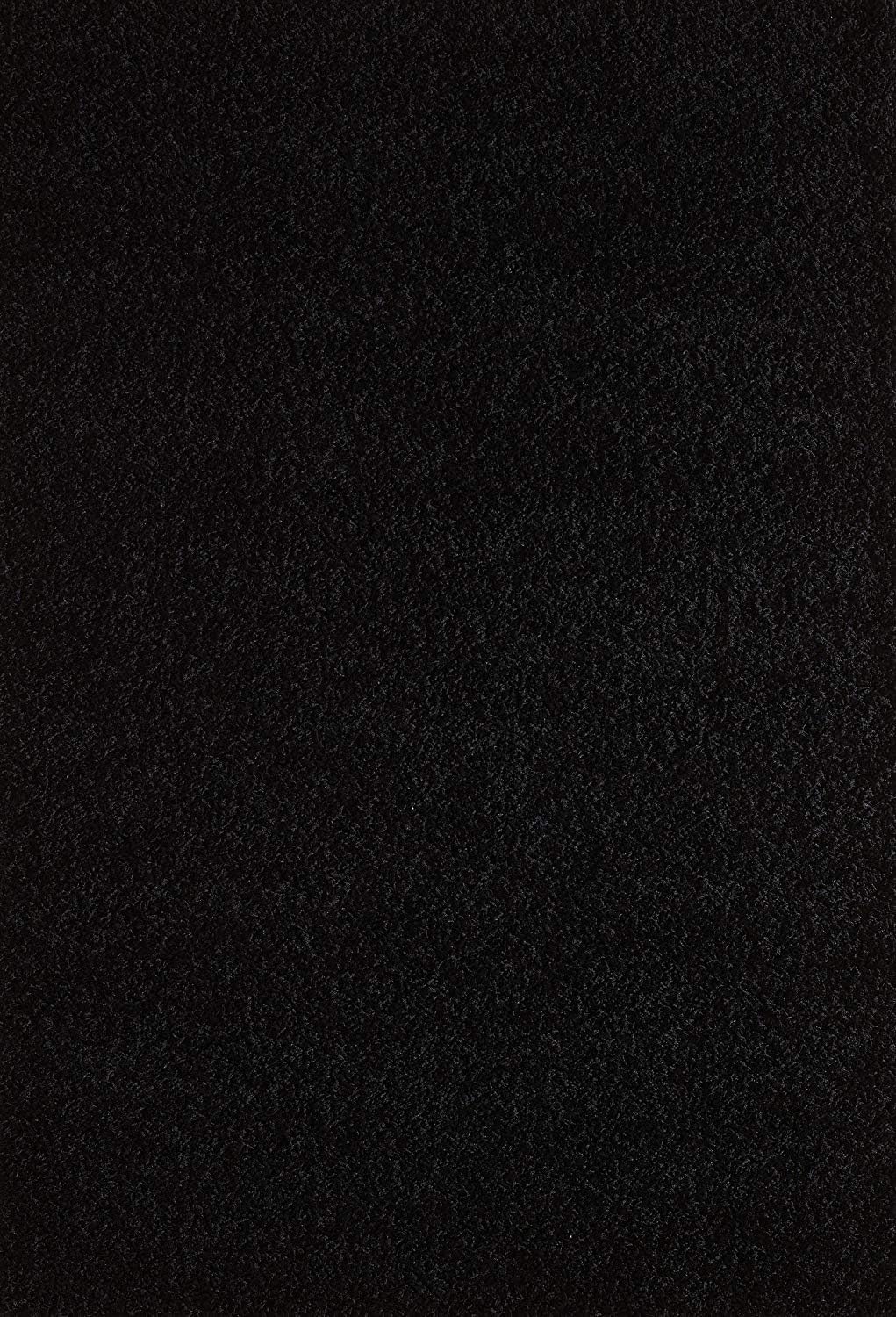 A2Z Rug Pera Shaggy Luxury Super Soft 5 cm Pile Thickness 240 X 330 cm - 8' X 11'ft Plain Black Shag Extra Large Area Rugs