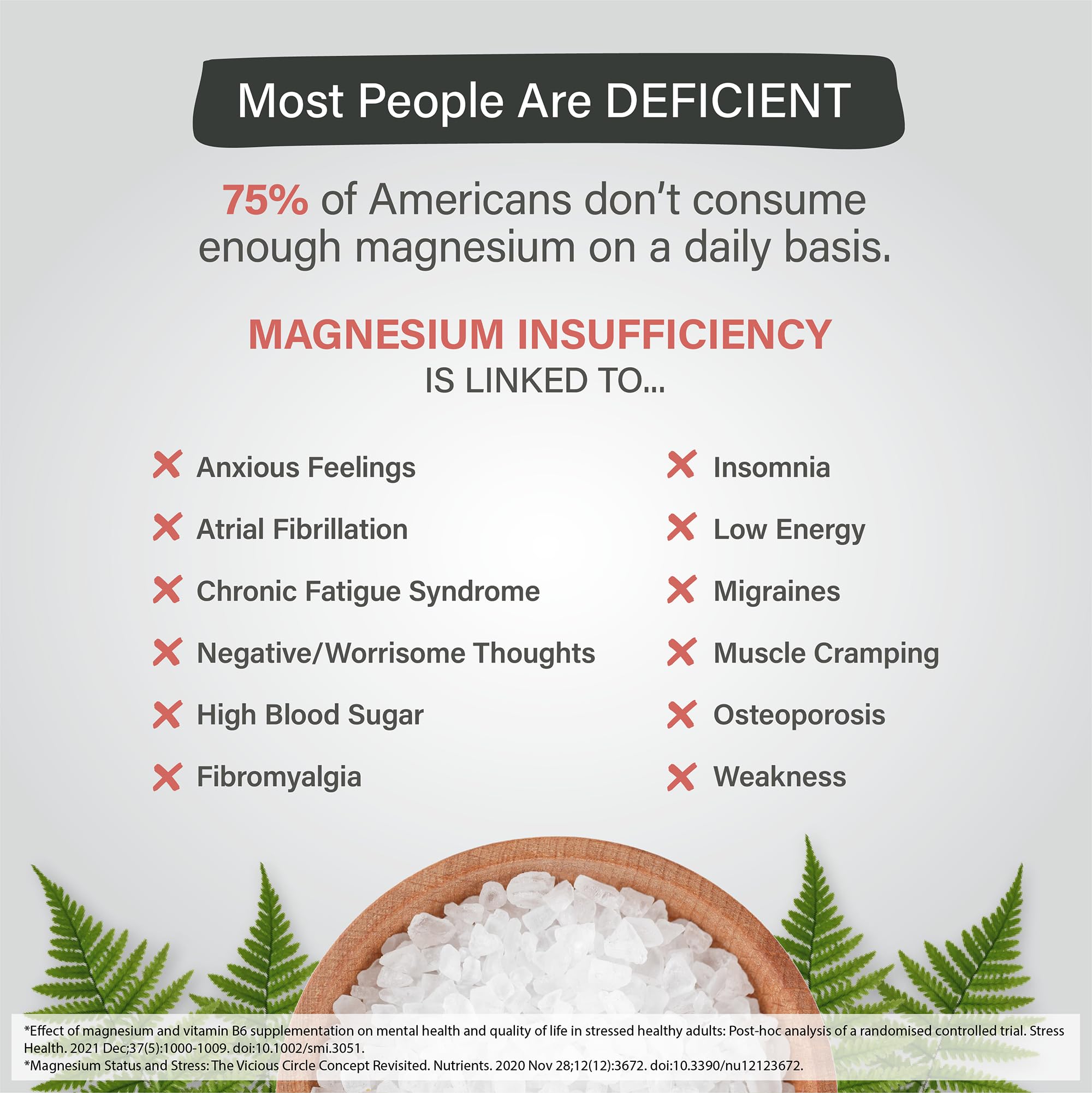 Organixx Magnesium Supplement, Natural Magnesium Capsules for Sleep Support, Muscle Recovery, with Vitamin B6 and Manganese Citrate and Glycinate, High Absorption, Vegan, Non GMO (30 Count)