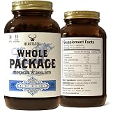 HEART &amp; SOIL Whole Package Supplement, 180 Capsules | 100% grass fed &amp; finished testicle, liver &amp; blood extract for male reproductive wellness, hormonal health &amp; energy output.