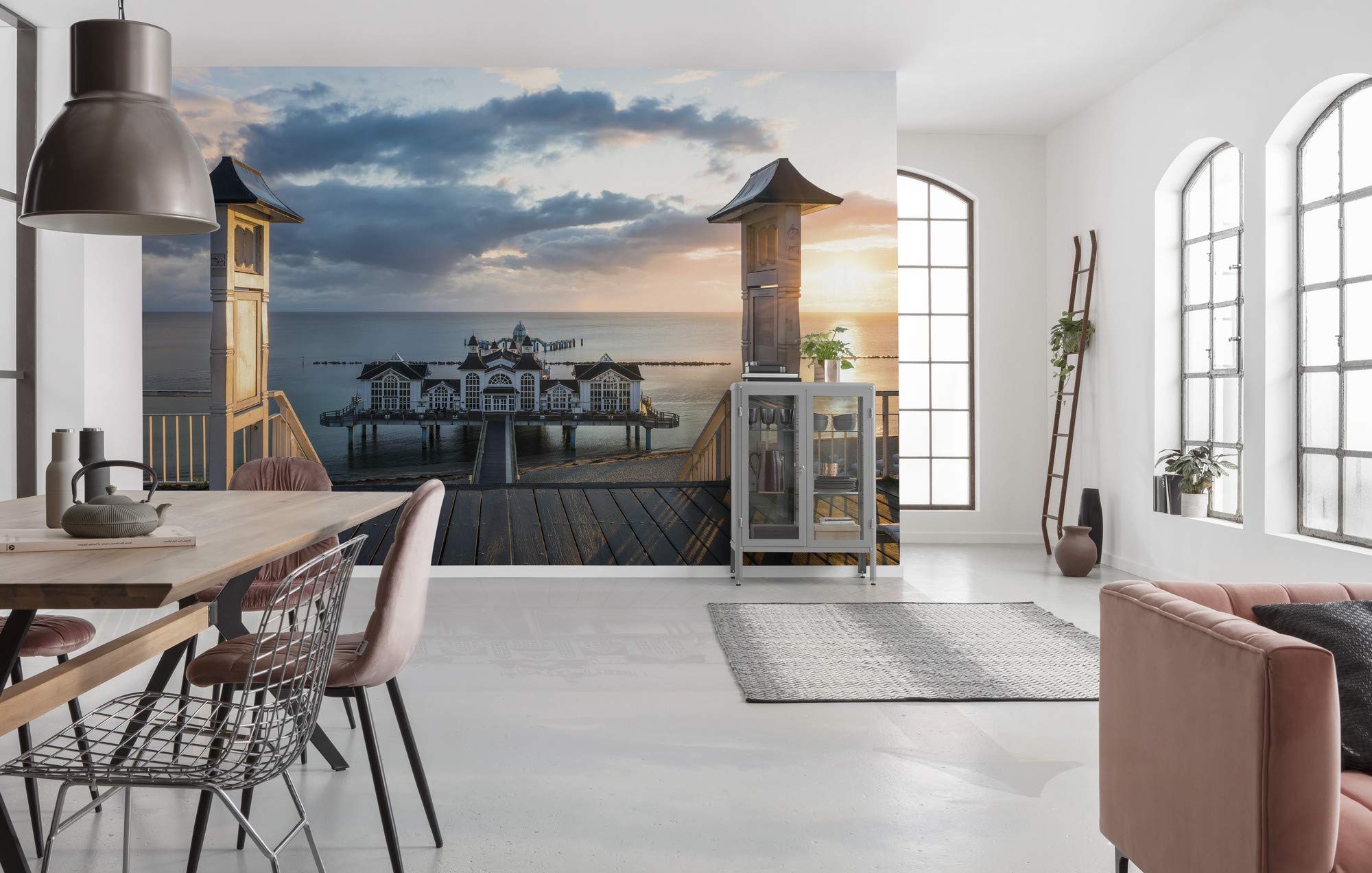 Komar SHX9-055 Non-Woven Photo Wallpaper Magic Sellin Wallpaper XXL Decoration Nature Landscape Bedroom Living Room Office Hallway 450 x 280 cm (Width x Height) Multi-Coloured