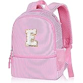 YOOLIFE Personalized Gifts Initial Birthday Gift Backpack Gift For Daughter Gifts For Sister Personalized Backpack Pink E
