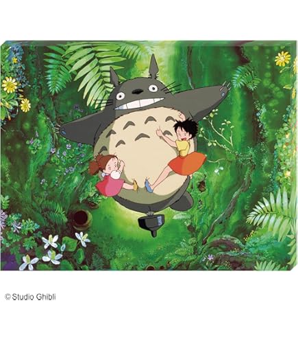 Amazon.com: ensky - My Neighbor Totoro - Nap with Totoro, Studio