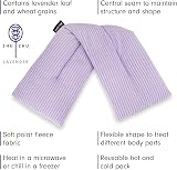 Zhu-Zhu Lavender Body Wrap Microwavable Wheat Bag Lilac Fleece view 3