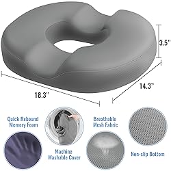 CloudBliss Donut Pillow Seat Cushion Chair Pad for