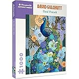 Pomegranate David Galchutt: Floral Peacock 1000-Piece Jigsaw Puzzle