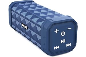 BUGANI Bluetooth Speaker M99 Speaker Bluetooth Wireless, Louder Volume, Stereo Sound, 24H Playtime, 100ft Wireless Range, IPX