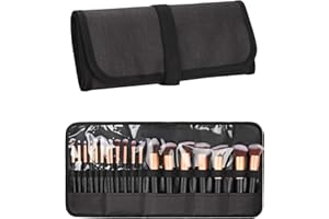 OCHEAL Makeup Brush Holder,Makeup Brush Organizer,Travel Makeup Brushes Bag Cosmetic Bags Pouch for Women Cosmetic Brushes Makeup Artist -Brushes Not included
