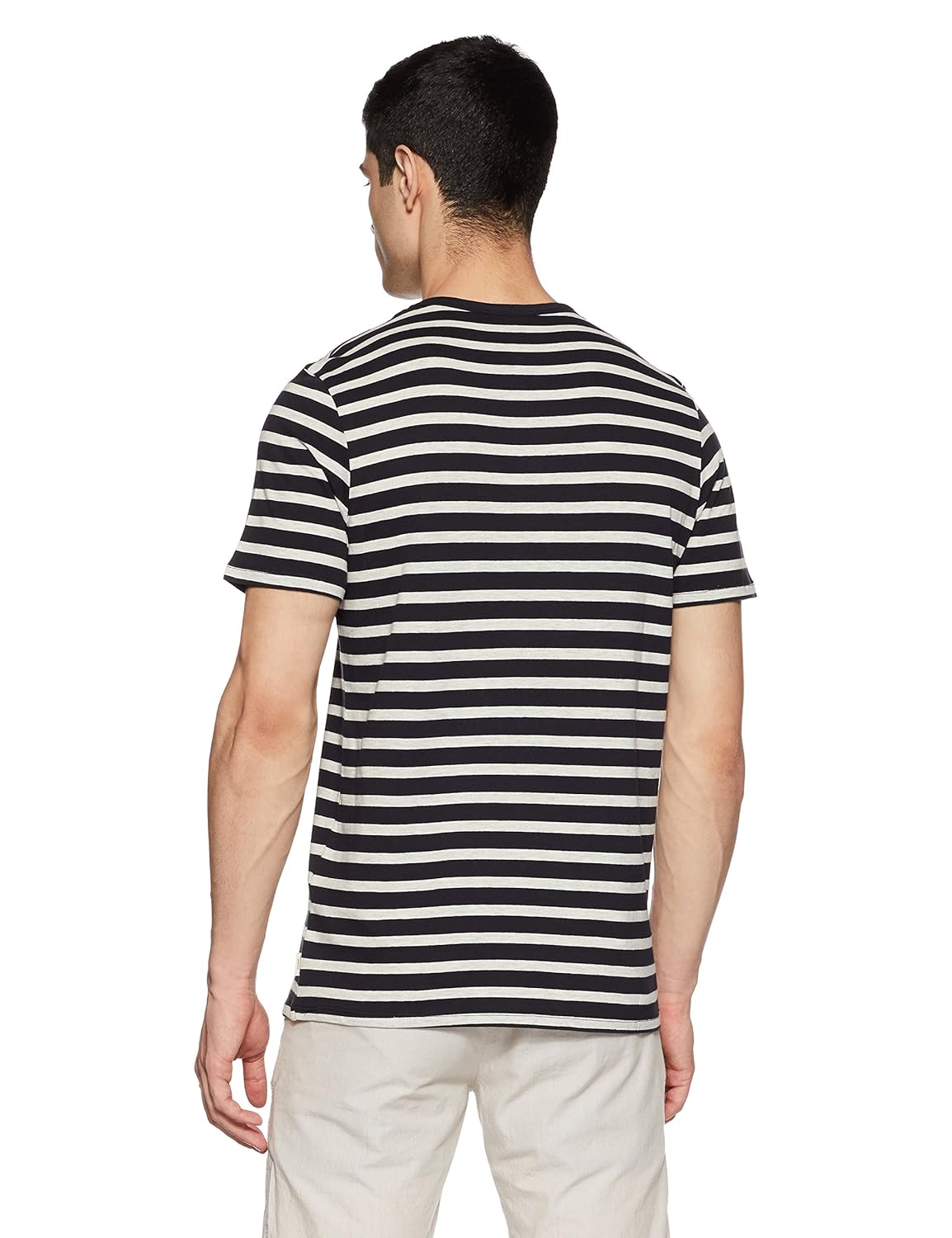 jack & jones men's striped slim fit t-shirt