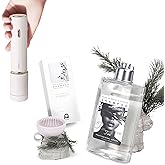 Aprilous Electric Makeup Brush Cleaner Bundle with Tea Tree Oil Cleaner 6.76 fl.oz & Silicone Mat