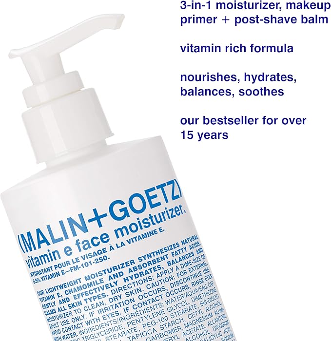 malin and goetz face moisturizer