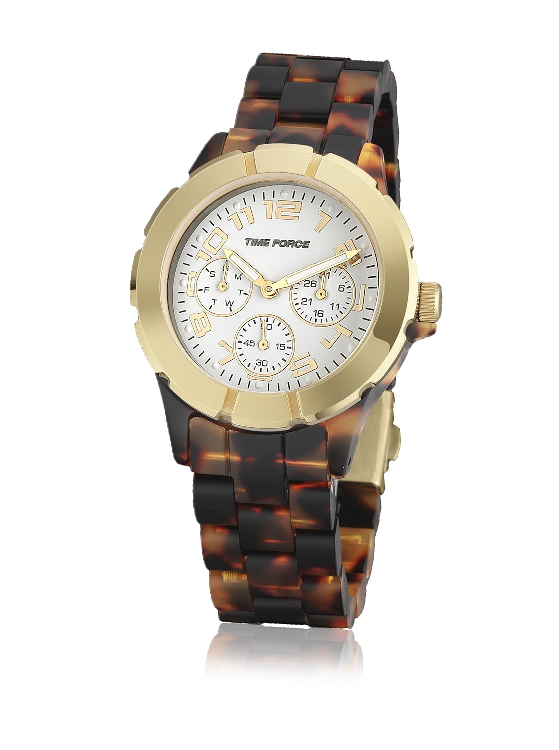 Time Force Watch TF4175L14 of Lady Quartz Movement with Metal Bracelet