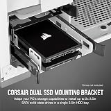 Corsair Dual SSD Mounting Bracket 3.5in to 2x 2.5in White Easy Install view 2