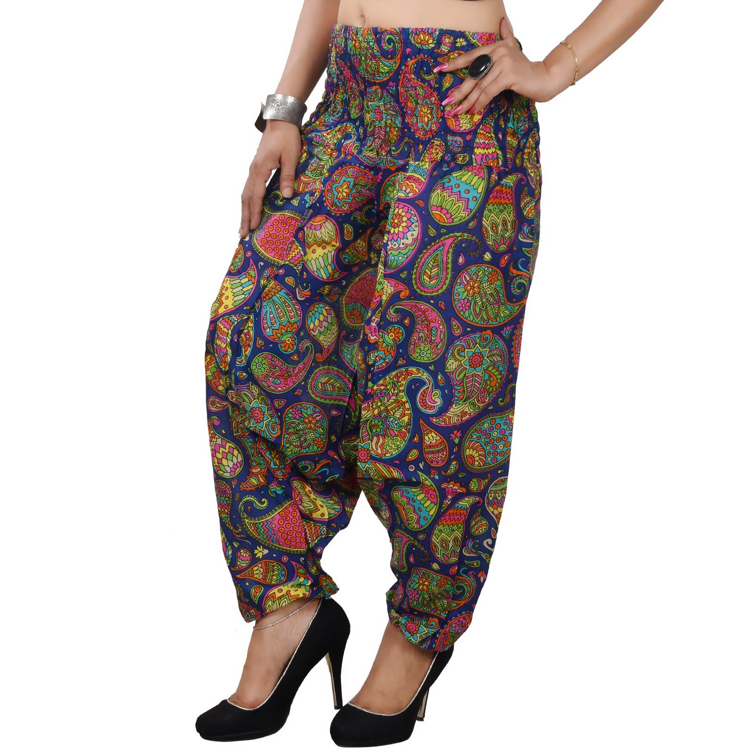 fusfus women's printed harem pant/afghani pant/palazzo/pyjama (fs01)