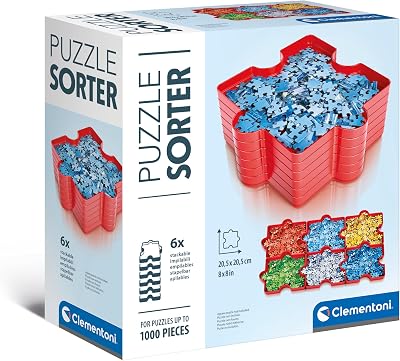 Clementoni Puzzle Sorter 6 Trays for Sorting up to 1000 Pieces