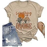 Women Funny Desert Tshirts Vintage Adventure Tee Shirts Soft Casual Athletic Exercise Outdoor Workout Top