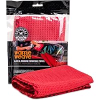 Asciugamano In Microfibra Per Vetri Chemical Guys | Panno Per Finestre E Specchi, 61x40 Cm, Rosso, Senza Pelucchi