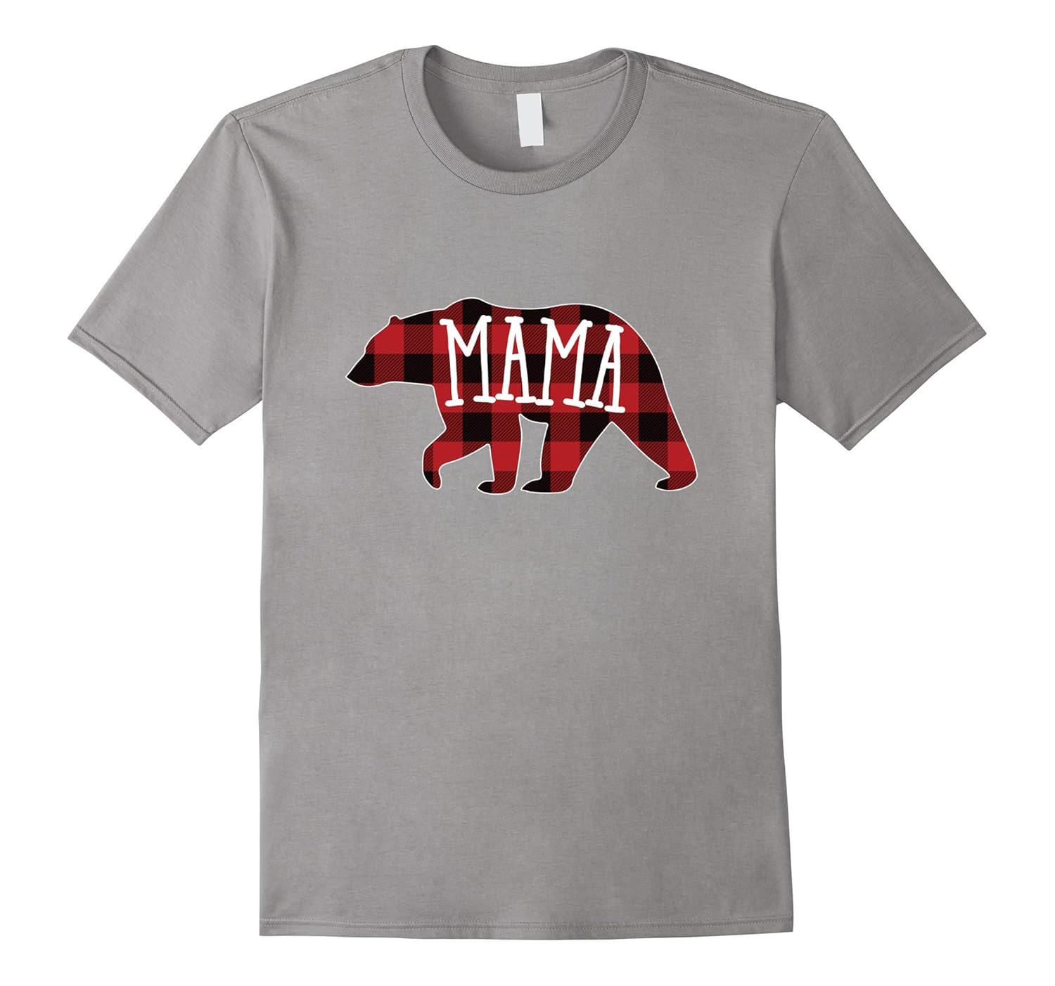 Buffalo Red Plaid Mama Bear Shirt,Matching Family Bear Shirt-ANZ