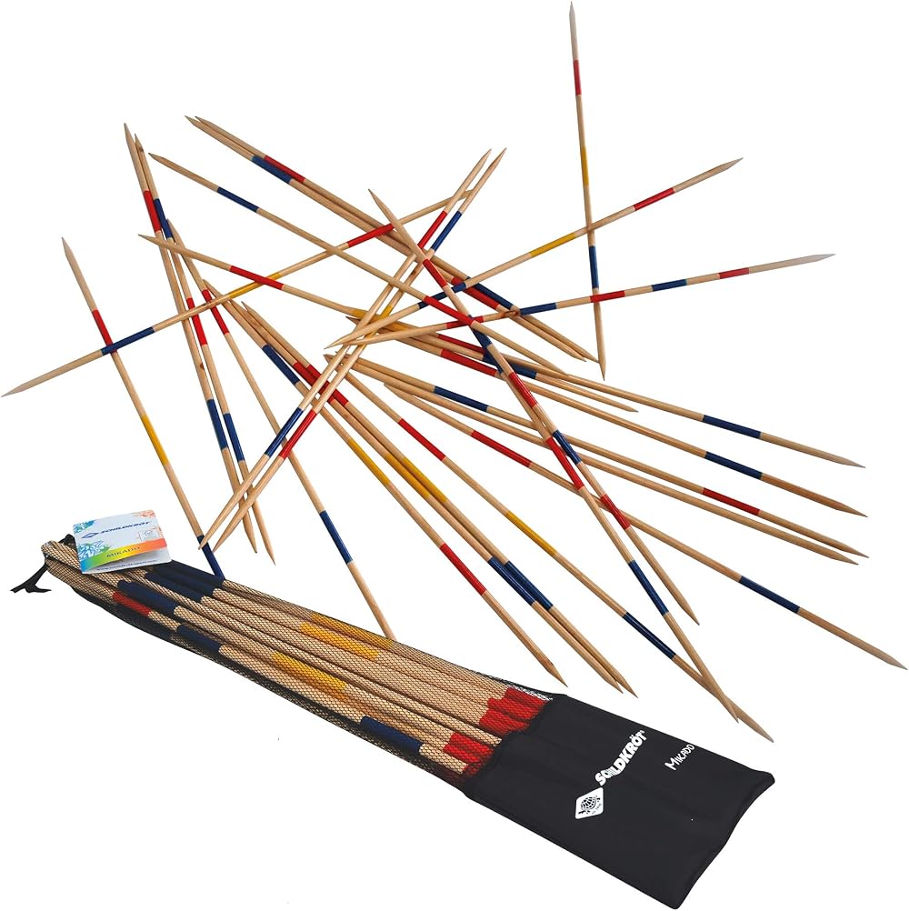 Schildkröt Fun Sports Garden Giant Mikado Game - 25 Sticks, 90cm FSC Wood