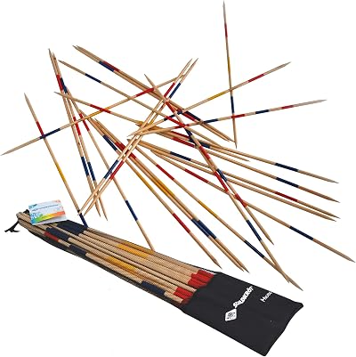 Schildkröt Fun Sports Garden Giant Mikado Game - 25 Sticks, 90cm FSC Wood