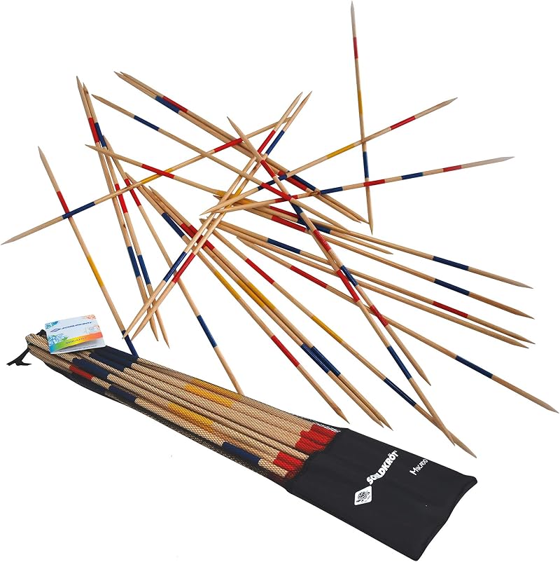 Schildkröt Fun Sports Garden Giant Mikado Game - 25 Sticks, 90cm FSC Wood