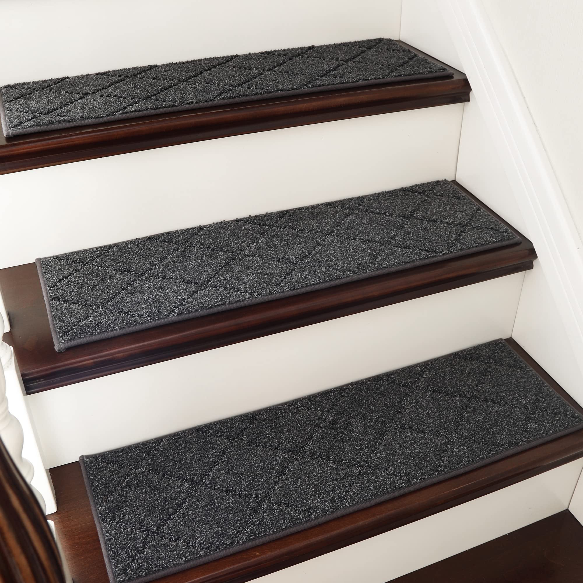 COSY HOMEER Edging Stair Treads Non Slip Carpet Mat 28inX9in Indoor 