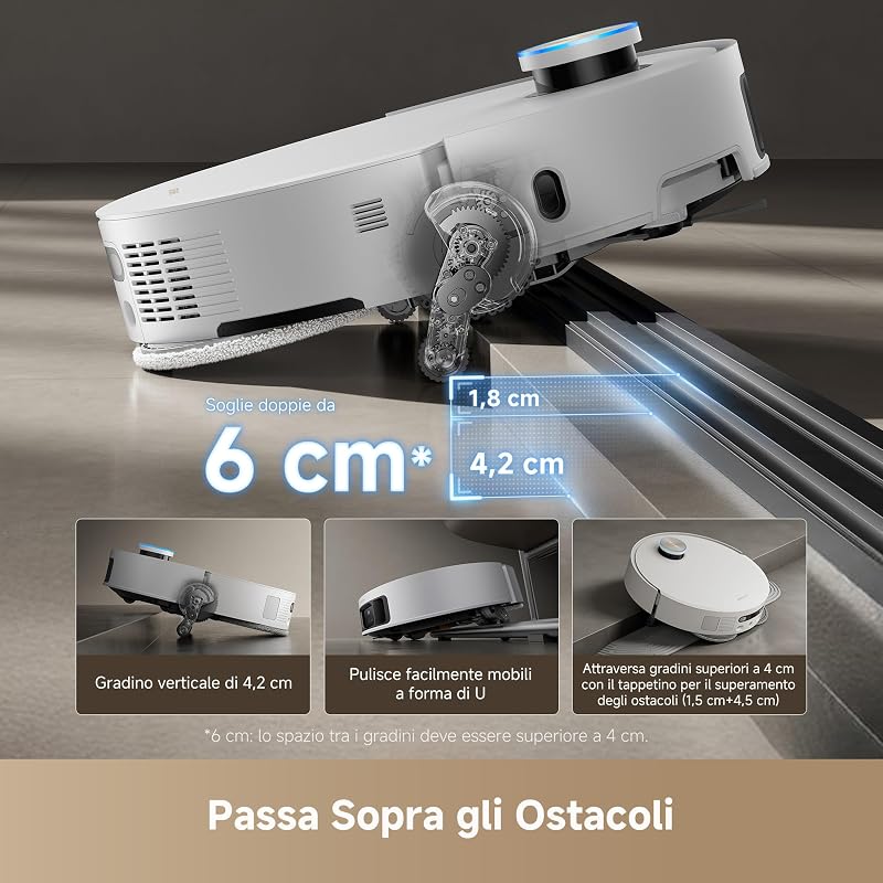 X50 Ultra Complete Robot Aspirapolvere Lavapavimenti, 20.000 Pa