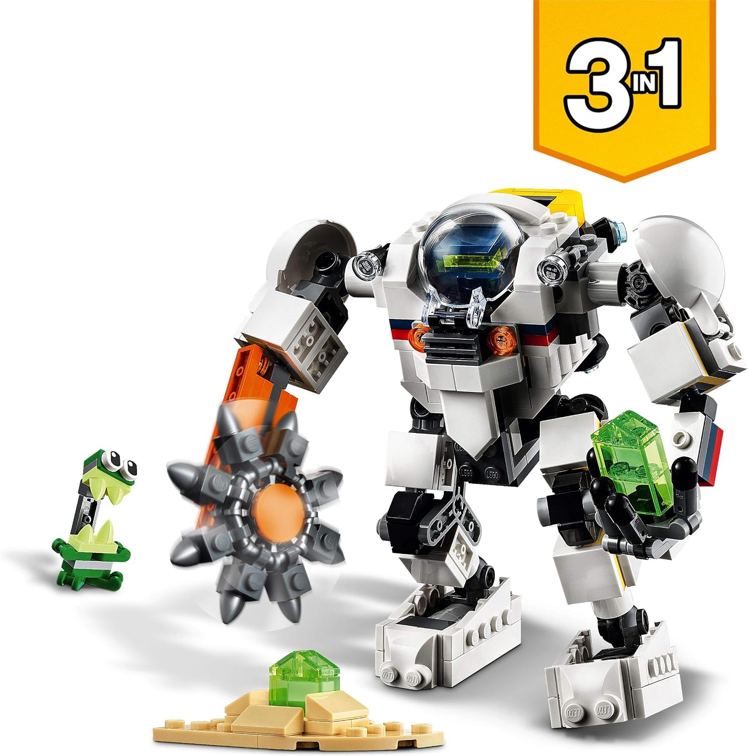 LEGO 31115 Creator Space Mining Mech, Black - Image 3