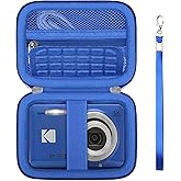 Supmay Digital Camera Case Compatible with Kodak PIXPRO FZ55 FZ45 Digital Camera, Vlogging Camera Storage Holder Travel Bag w