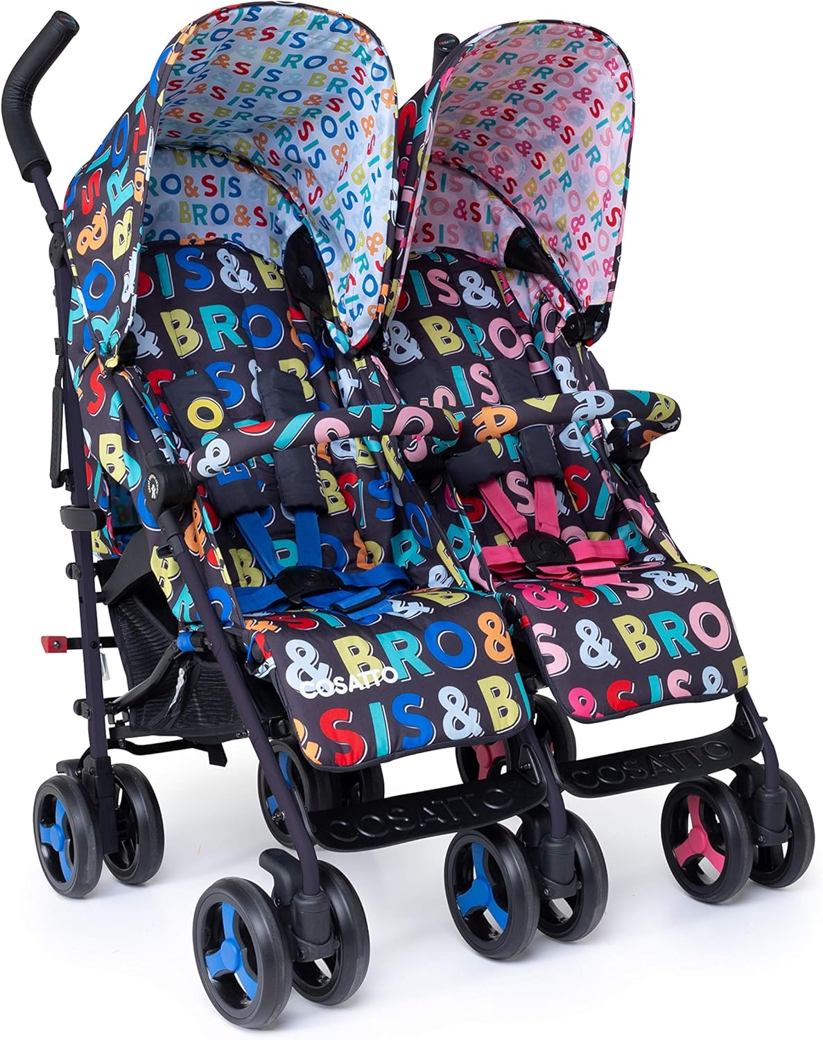 Cosatto Supa Dupa Double/Twin Stroller – Pushchair from Birth