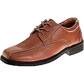 French Toast Boys Dress Shoes - Classic Lace-Up Oxford Casual Dress Formal Shoes - Black (Size 7 Toddler - Size 6 Big Kid)