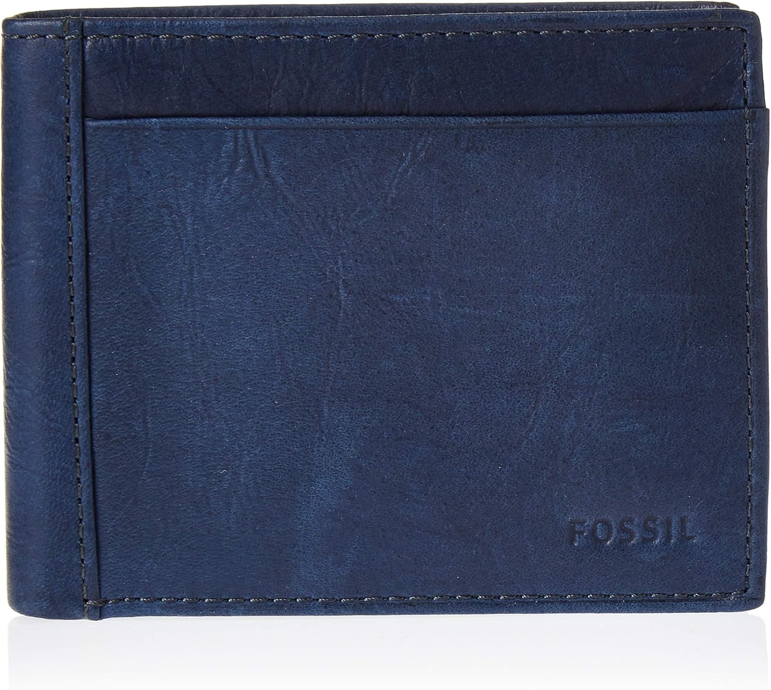 Fossil Men's Neel Leather Bifold Flip ID Wallet WaooMart