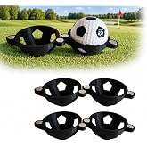 Oshianna Golf Ball Marker Stencil, Magnetic Soccer Pattern Alignment Template, Portable Clip-On Marking Tool, for Golf Putting Training and Golfer Gift - 2 Pack