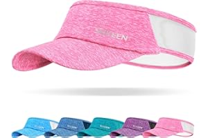 Sukeen Sports Sun Visor Men Women Lightweight Portable Cooling Stretchy Visor Hat for Running, Golf, Daily Wear