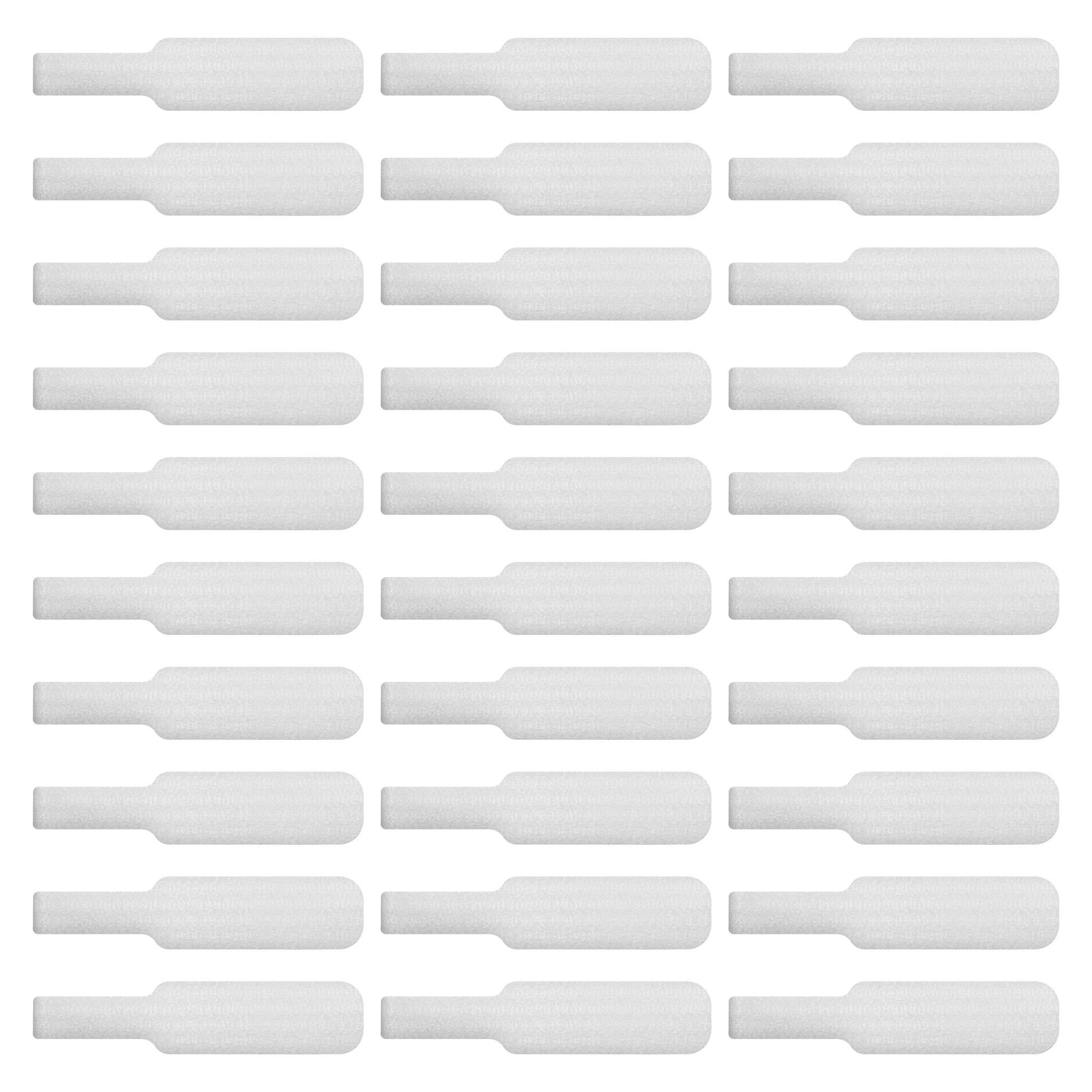 Cable Labels by Wrap-It Storage, Large, White (30-Pack) Write On Cord Labels, Wire Labels, Cable Tags and Wire Tags for Cable Management and Organizer for Electronics, Computers and More