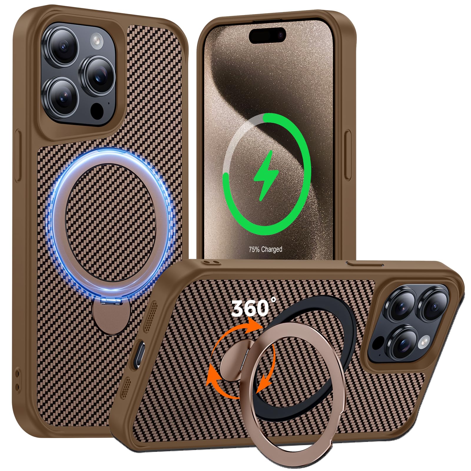 FlyReal Designed for iPhone 15 Pro Case with