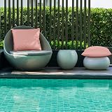 Boao 4 Pack 18x18 Pink Waterproof Outdoor Pillow Covers PU Coated view 4
