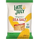 Late July, Organic Restaurant Style Sea Salt Tortilla Chips, 10.1 Oz Bag