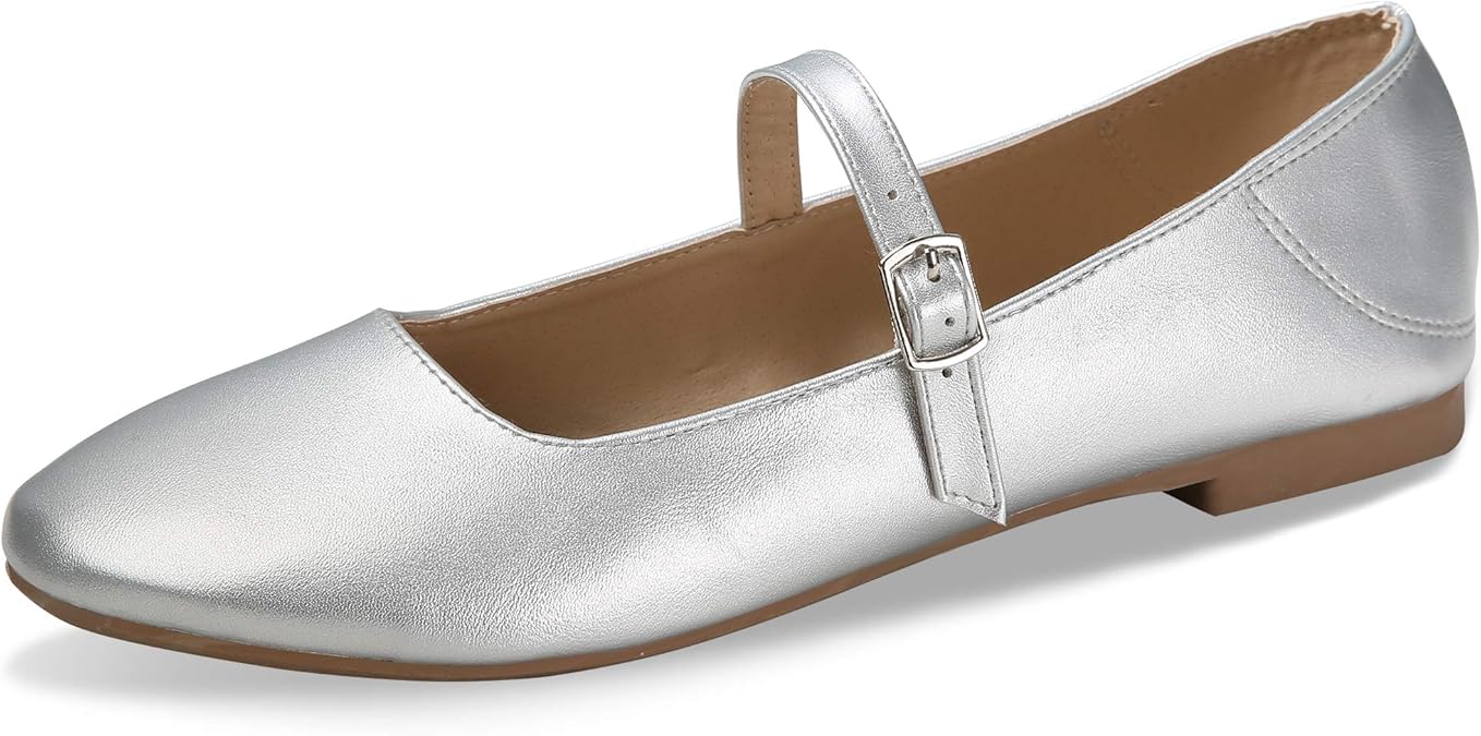 women's casual mary jane platform flat comfort shoes