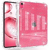 Glitter Case for iPad (A16) 11th Generation 2025 11-inch/iPad 10th Generation 10.9 inch, Wave-Border Soft TPU+Hard PC, Anti-Scratch Ultra Slim Protective Tablet Cover, Shockproof Impact Resistant.
