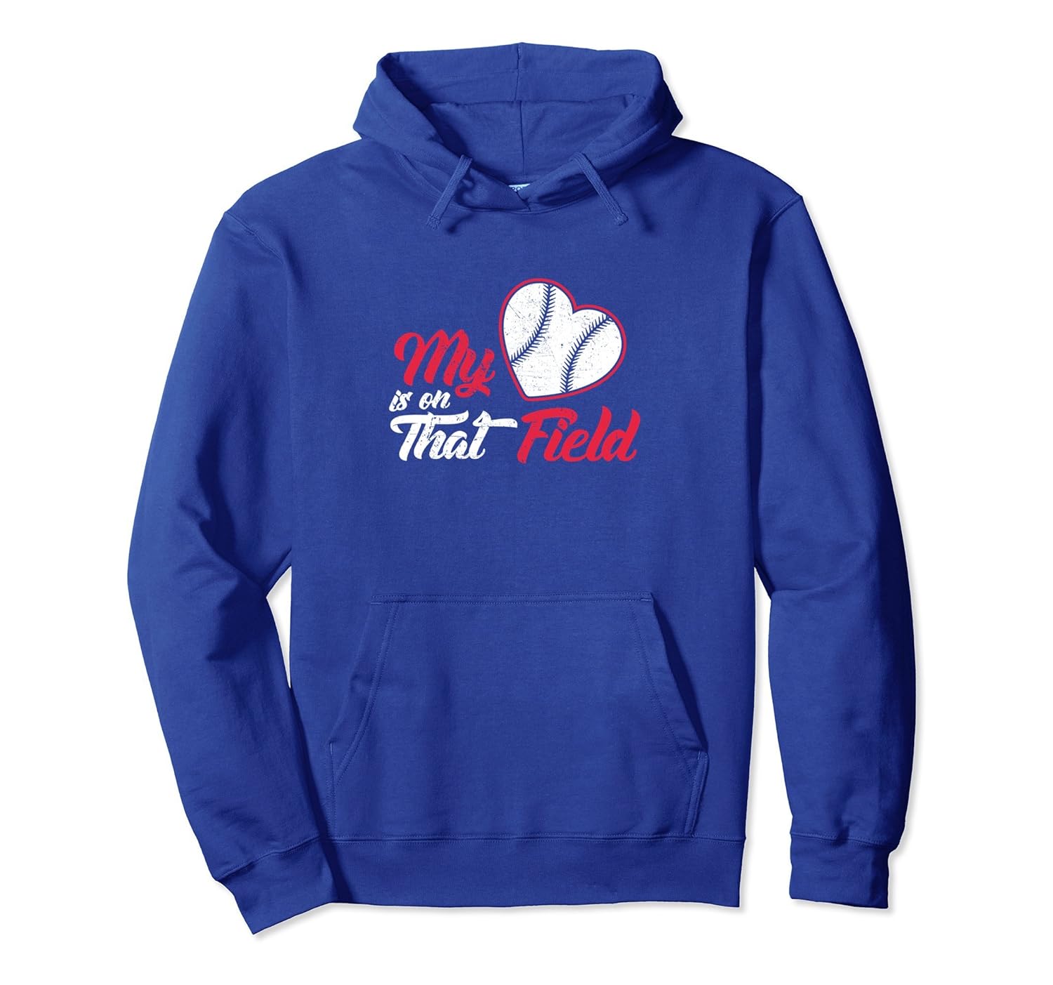 Baseball My Heart Is On That Field Hoodie-anz