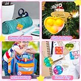 TOANWOD 48 PCS Fidget Pop Keyring Party Bags Easter Stocking Fillers view 5