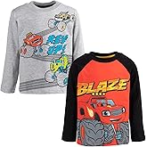 Blaze and The Monster Machines Boys 2 Pack Long Sleeve T-Shirt