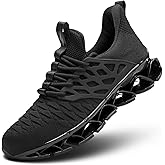 Men's Slip on Walking Running Shoes Blade Tennis Casual Fashion Sneakers Comfort Non Slip Work Sport Athletic Trainer