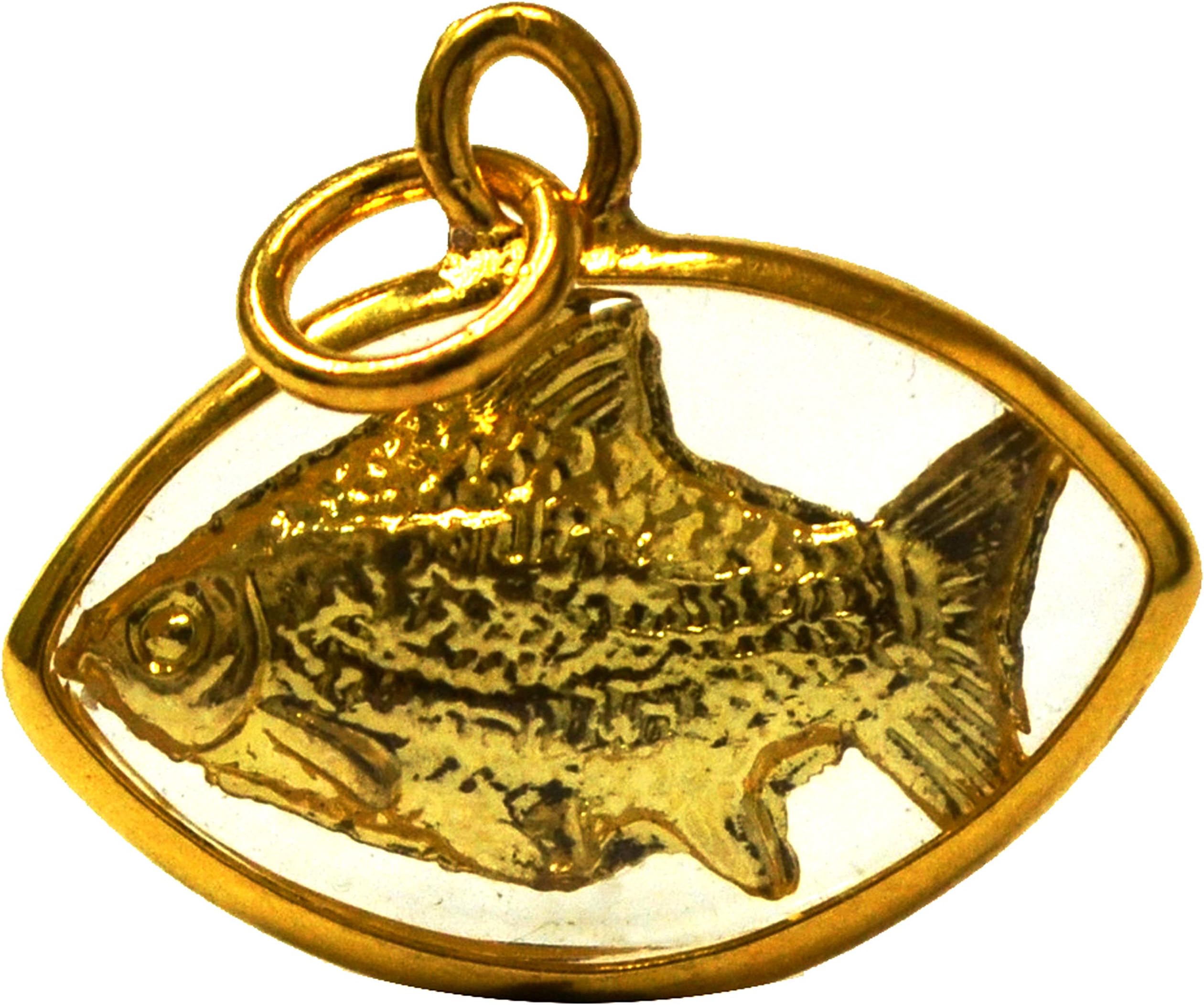 thai magicGamble and Trader Good Business Amulet Fish Holy Talisman Magic Wealth Rich Thai Amulet Pendant Luck