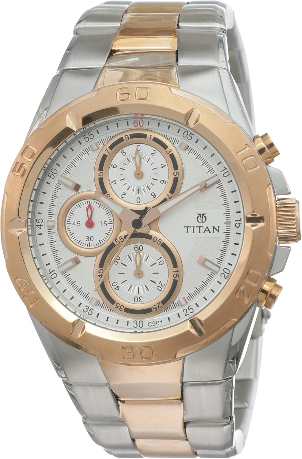 Titan Men's Octane White Dial Analogue Watch Amazon.co.uk Watches