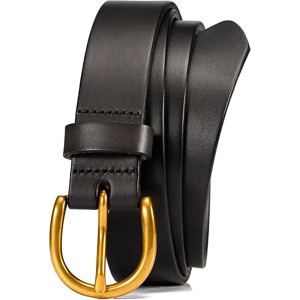 WOLFANT Full Grain Leather Belt for Women,1.1 display picture 2